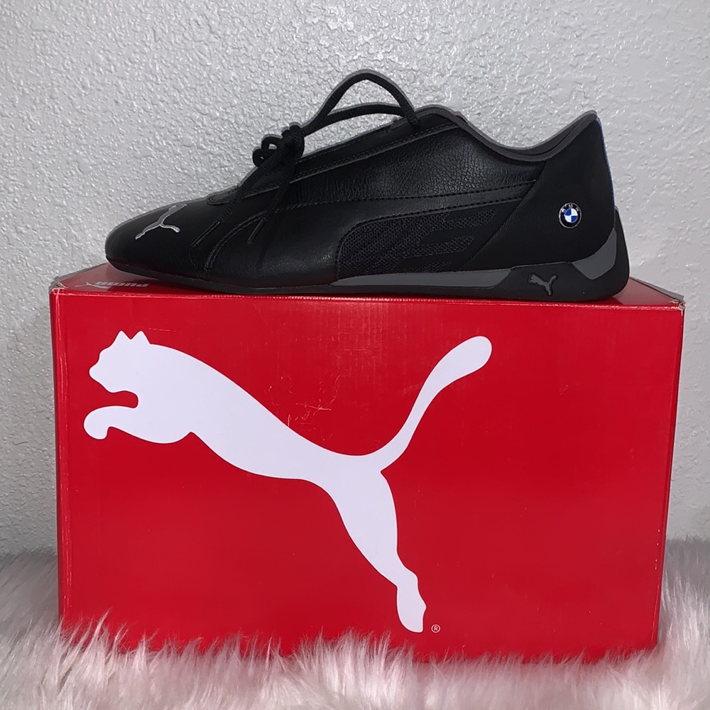 Puma BMW M Motorsport R-Cat Sneakers Black Casual Shoes
